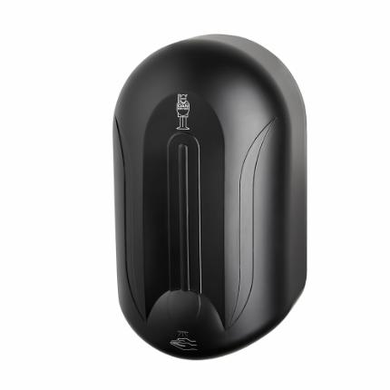 720-ELEGANCE DISPENSER FOR DISINFECTANT, 1.1 L, BLACK SHOCKPROOF PLASTIC